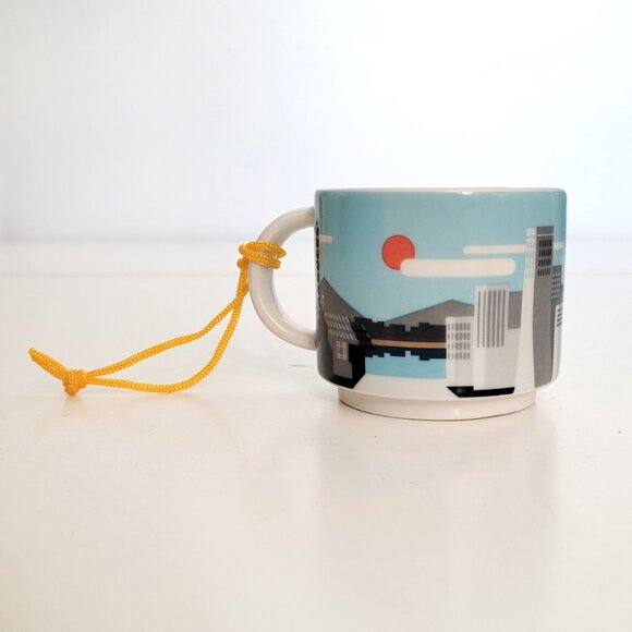 Starbucks Seoul South Korea Mini Coffee Mug Ornament - NEW - Picture 3 of 5